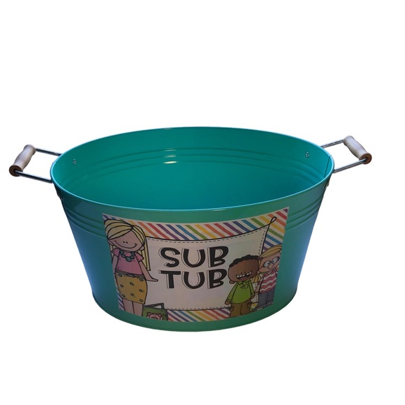 Sub Tub to Hold Lesson Plans and Activities for Substitute Teachers - Picture 2 of 10